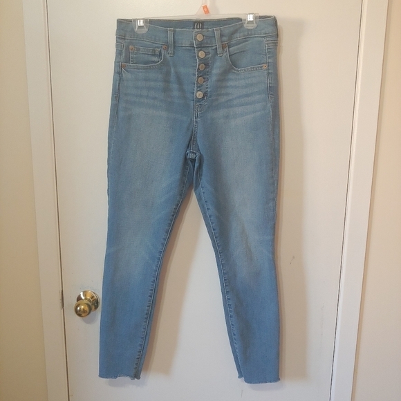 GAP true skinny jeans size 10/30 - Picture 2 of 8